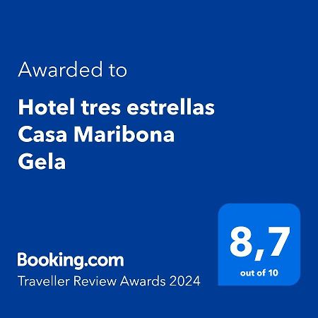 Hotel Tres Estrellas Casa Maribona Gela Эль-Пуэнте Экстерьер фото